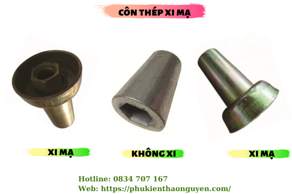 Côn thép xi mạ tại Long AN