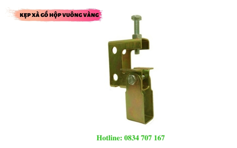Treo xà gồ chữ P - kẹp xà gồ hộp vuông vàng