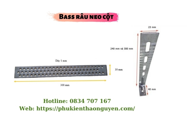 Thi công pass râu cột tại công trình xây dựng