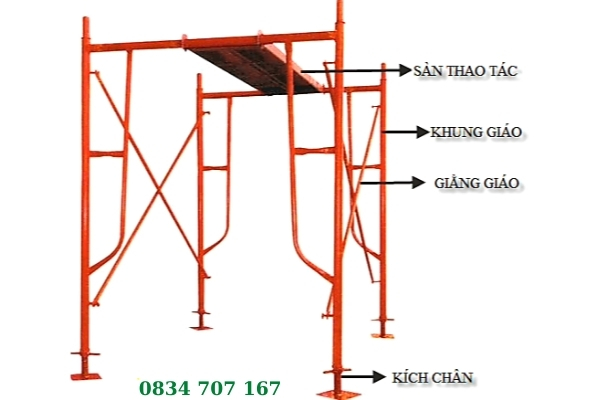 Giàn giáo là gì? Cách lắp đặt giáo nêm và Giá bán Hồ Chí Minh