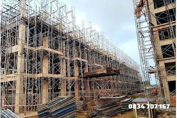 giá cho thuê giáo khung 1.53m kẽm có nòng