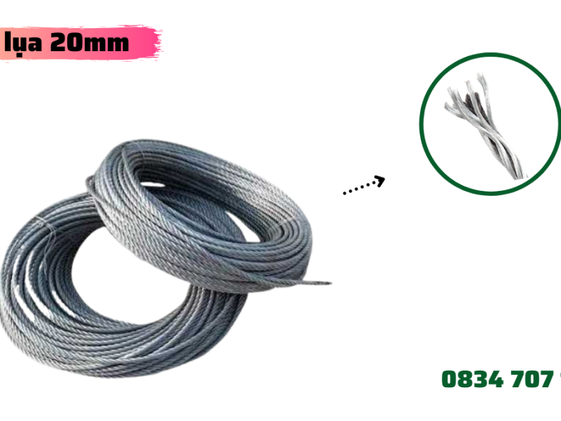 Cáp trần hay dây cáp lụa – Tăng đơ ốc siết giá rẽ nhất Long An