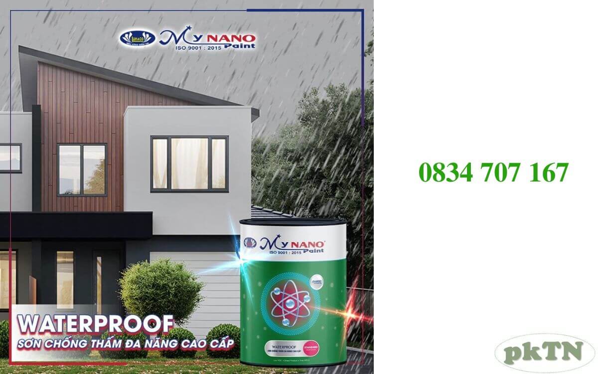 sơn nước màu xanh 