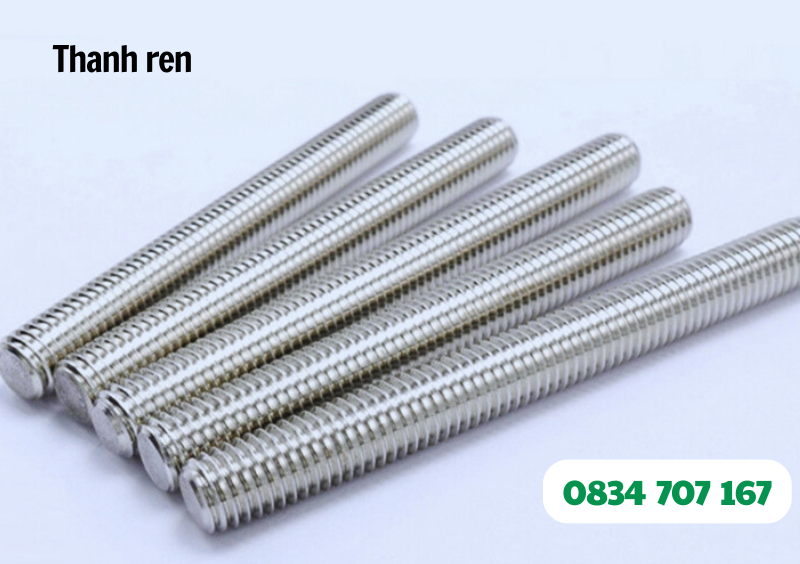 Mua bán ty răng D10 – Giá thanh tyren treo trần 3m inox