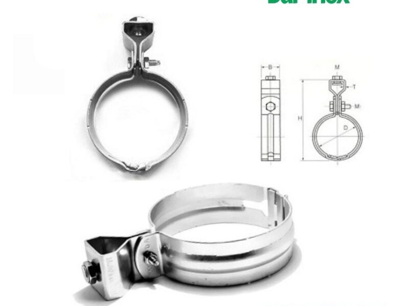 Cùm ống đu đủ – Đai siết, đinh tán