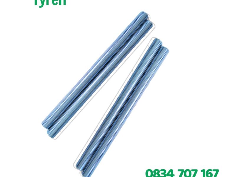 Tyren inox 1m – Bán thanh ty ren treo kẽm