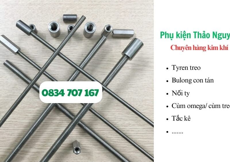 Thanh ty răng treo 8 – Ưu điểm và giá bán tyren