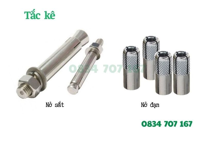 Tắc kê 8×120 – Bulong 18×50 con tán