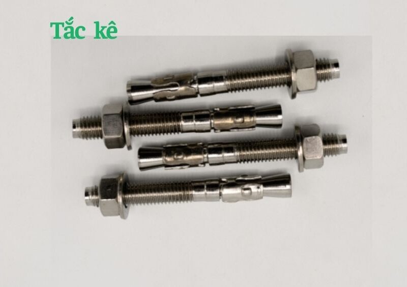 Tắc kê 8×100 – Bulong nở sắt – Giá bán rẽ nhất