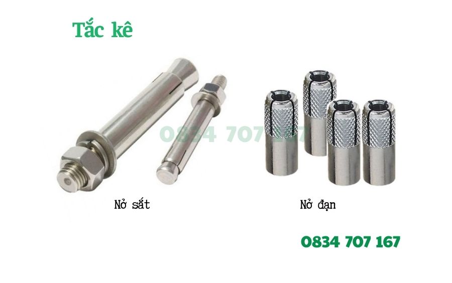 Tắc kê nở ống liền