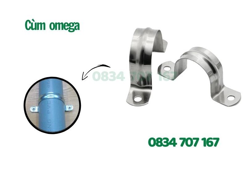 Cùm omega inox 201 – Đặc tính đai treo ống