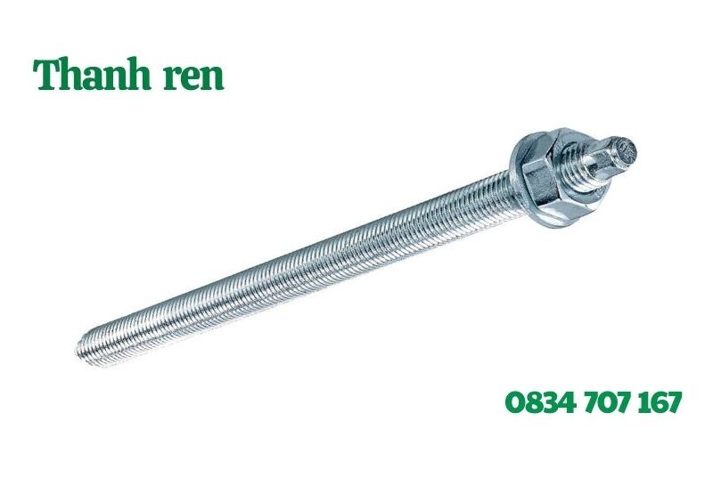 Thanh ren nhuyễn inox – Địa chỉ bán tyren kẽm Quận 6
